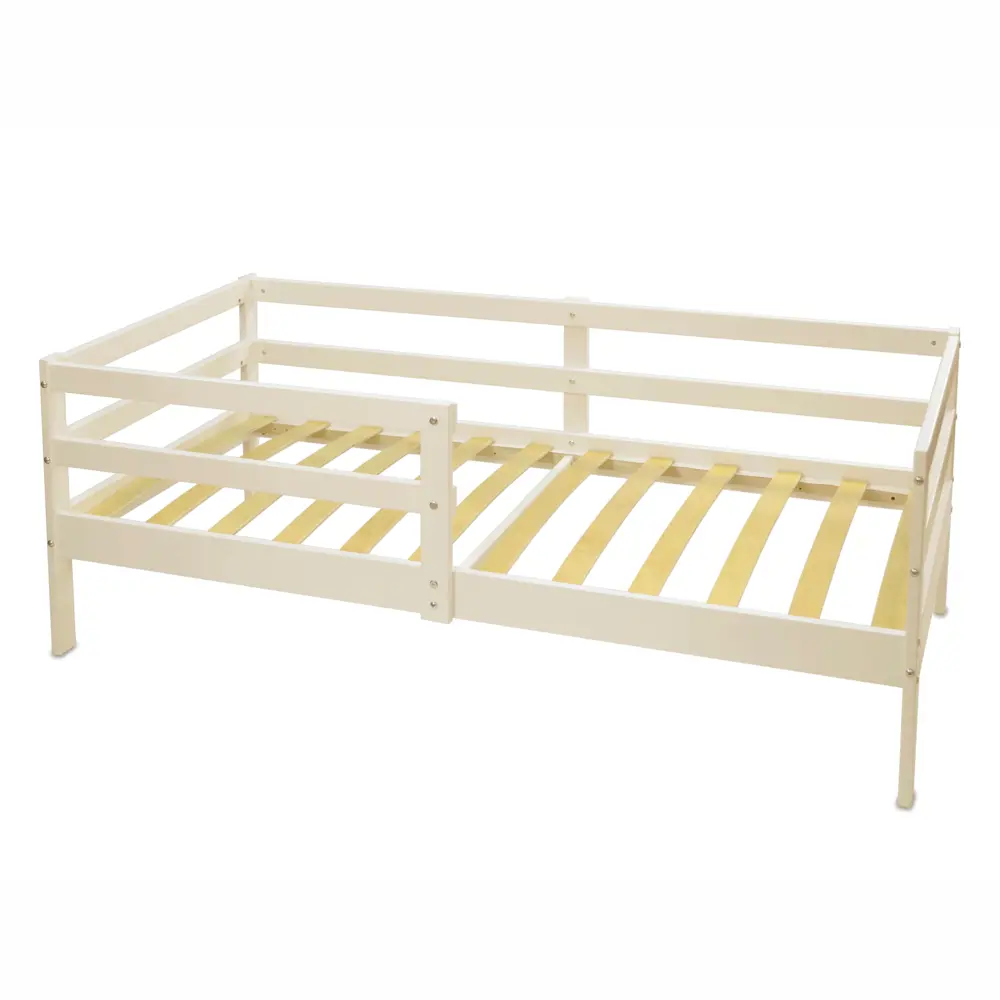 Фото Кровать подростковая Sweet baby Constanzza 88.5x59.5x164.4 см цвет бежевый Фото Кровать подростковая Sweet baby Constanzza 88.5x59.5x164.4 см цвет бежевый