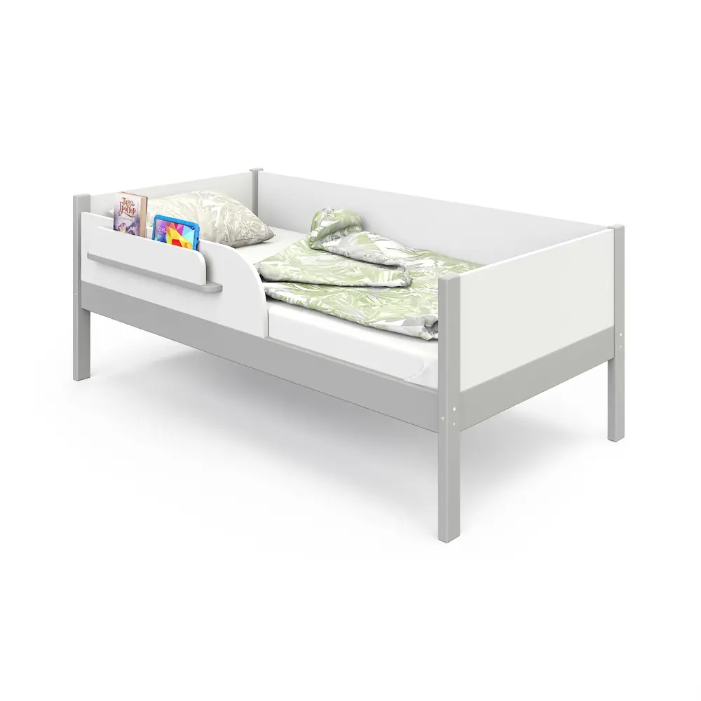 Фото Кровать подростковая Sweet baby Paola 87.3x64.7x166 см цвет серо-белый Фото Кровать подростковая Sweet baby Paola 87.3x64.7x166 см цвет серо-белый