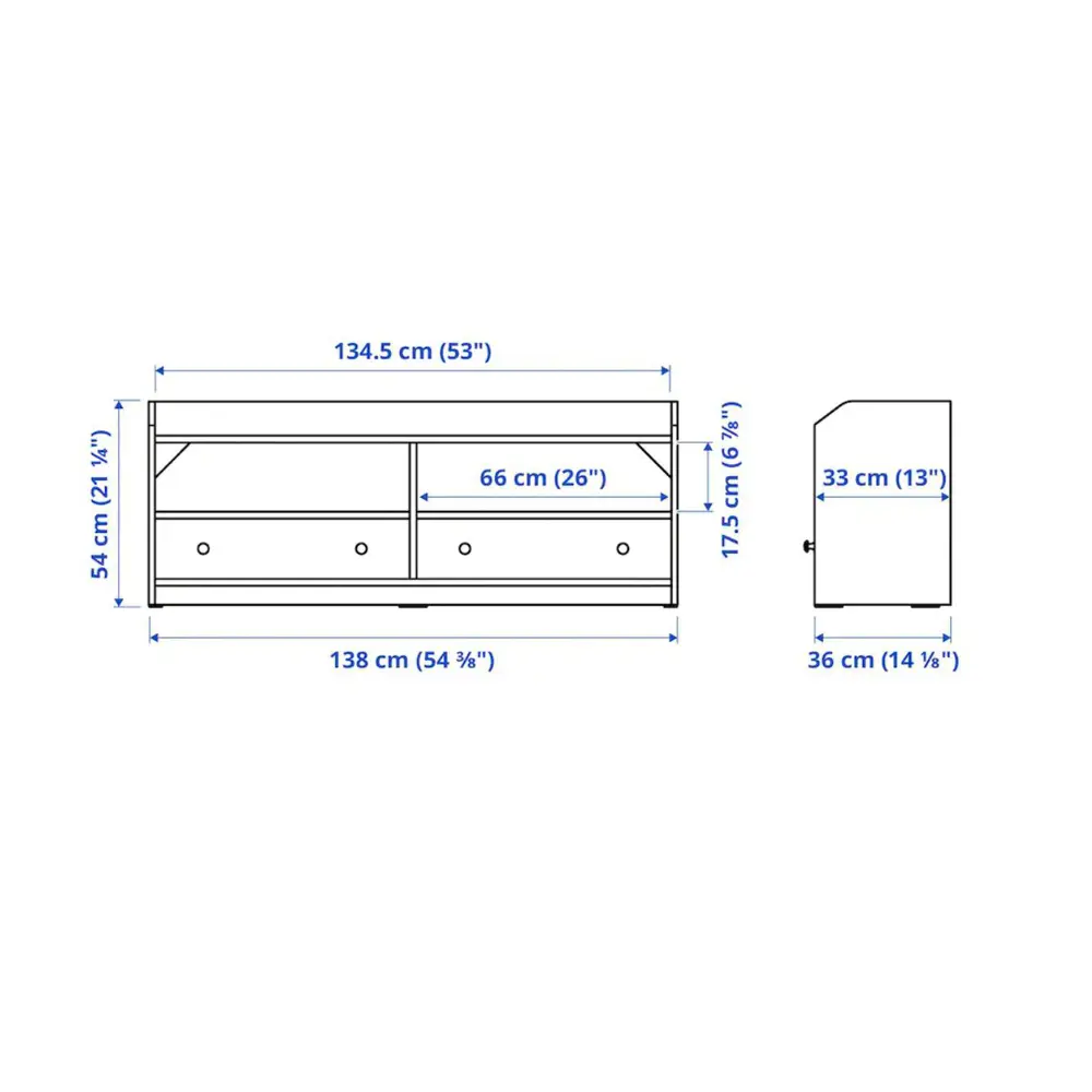 Фото 2 Тумба под телевизор Adeta Хауга 332 138x54x36 см ЛДСП цвет белый Фото 2 Тумба под телевизор Adeta Хауга 332 138x54x36 см ЛДСП цвет белый