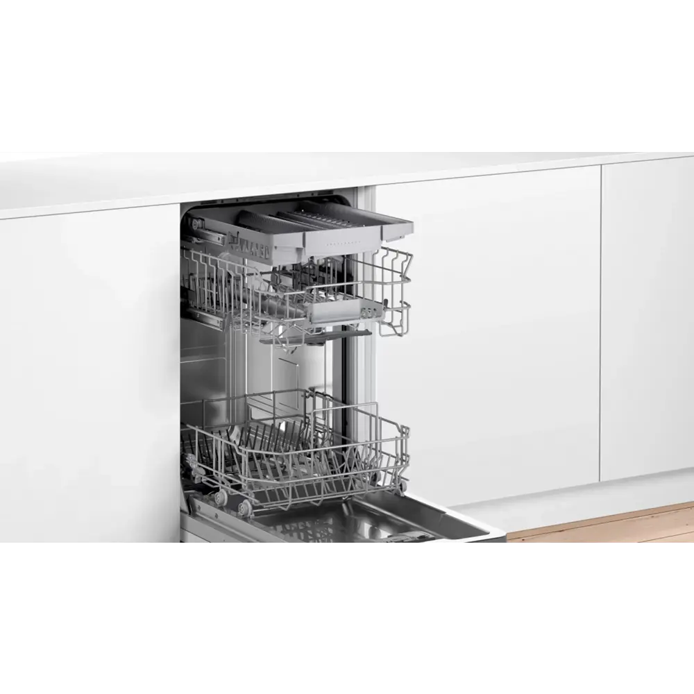 Фото 2 Встраиваемая посудомоечная машина Bosch SPV4HKX45E 44.5x55x81.5 см 6 программ цвет белый/серебристый Фото 2 Встраиваемая посудомоечная машина Bosch SPV4HKX45E 44.5x55x81.5 см 6 программ цвет белый/серебристый