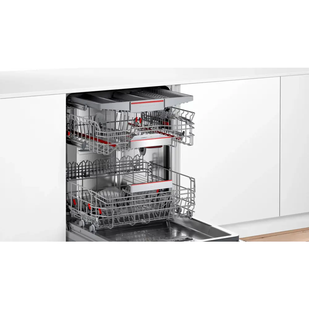 Фото 4 Встраиваемая посудомоечная машина Bosch SMV6ZCX07E 59.8x55x81.5 см 6 программ цвет белый/серебристый Фото 4 Встраиваемая посудомоечная машина Bosch SMV6ZCX07E 59.8x55x81.5 см 6 программ цвет белый/серебристый