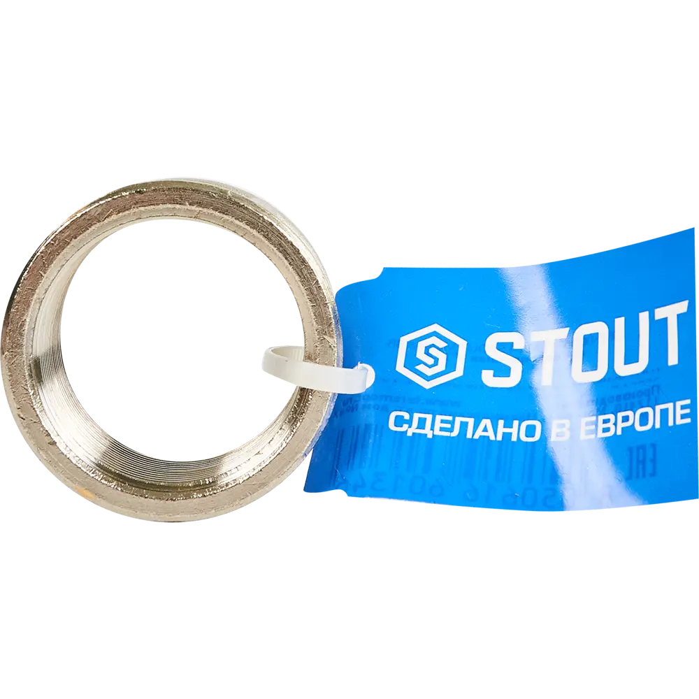 Фото 3 Муфта Stout 1 1/4"x1 1/4" ВР латунь SFT-0006-114114 Фото 3 Муфта Stout 1 1/4"x1 1/4" ВР латунь SFT-0006-114114