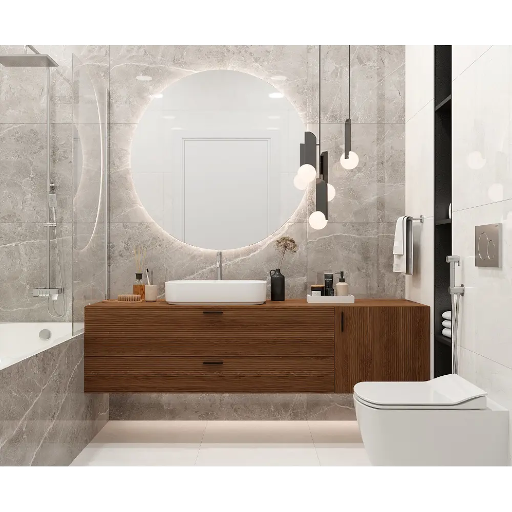 Фото Керамогранит Laparet Obsidian Grey x9999286991 60x120см 1.44 м² цвет серый, цена за упаковку Фото Керамогранит Laparet Obsidian Grey x9999286991 60x120см 1.44 м² цвет серый, цена за упаковку
