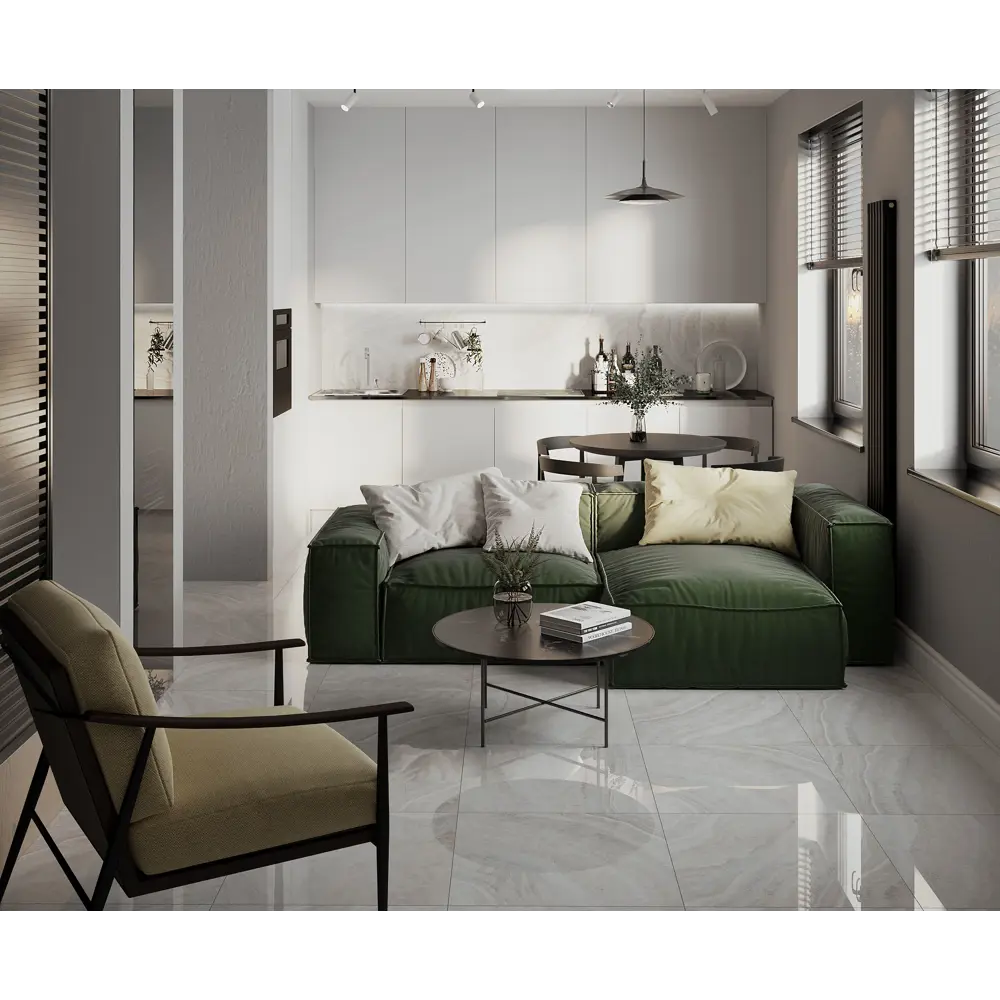 Фото 3 Керамогранит Laparet Onyx Rainbow Grande 60x120см 1.44 м² цвет серый, цена за упаковку Фото 3 Керамогранит Laparet Onyx Rainbow Grande 60x120см 1.44 м² цвет серый, цена за упаковку