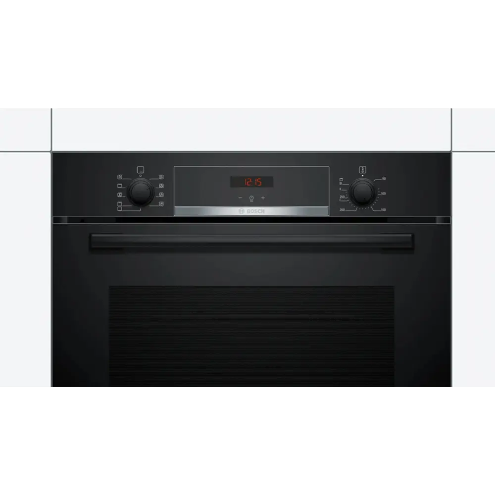Фото 2 Электрический встраиваемый духовой шкаф Bosch Серия 4 Hba 534eb0 59.4x59.5x54.8 см цвет черный Фото 2 Электрический встраиваемый духовой шкаф Bosch Серия 4 Hba 534eb0 59.4x59.5x54.8 см цвет черный