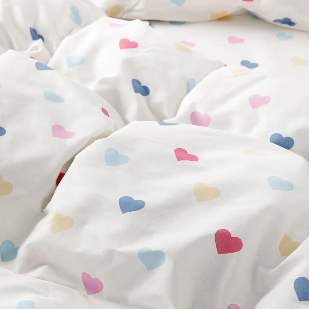 Фото 7 Комплект постельного белья Веселина Влюбленность евро бязь 70x70 см, разноцветный