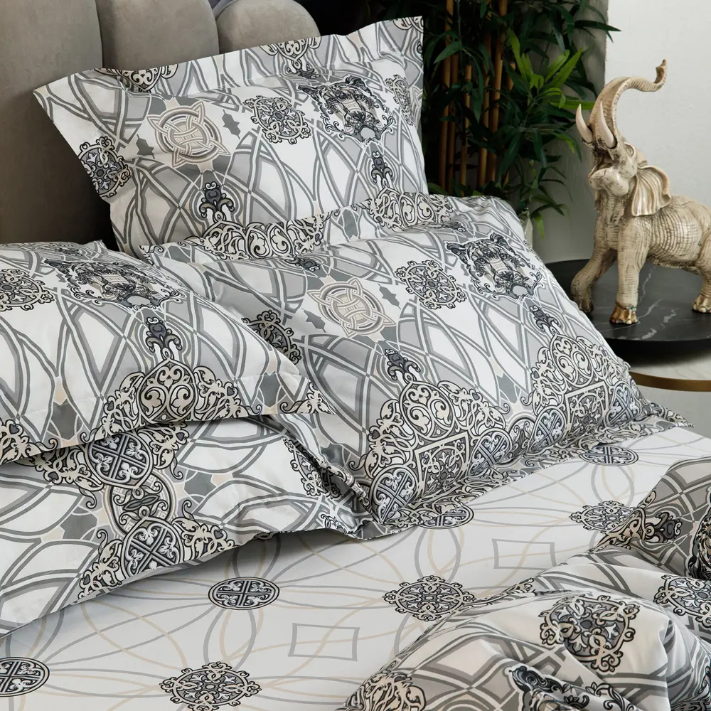 Фото 2 Комплект постельного белья Windslow City Hero двуспальный перкаль 70x70 см, разноцветный