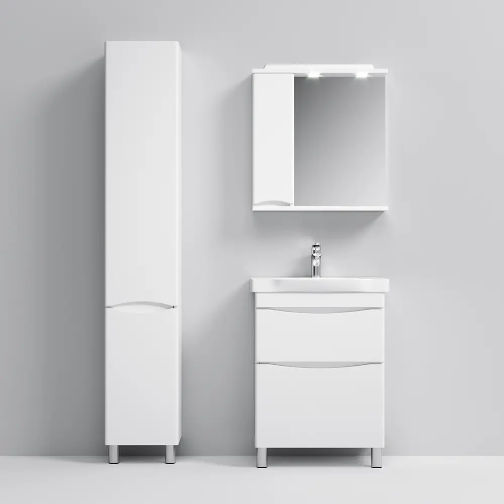 Фото 8 Тумба под раковину напольная Am.pm M80FSX0652WC065WG-164 65см цвет белый