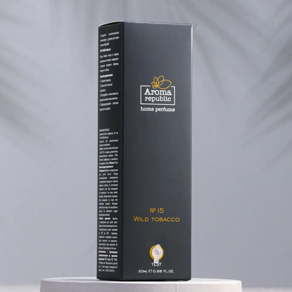 Фото 3 Диффузор ароматический Aroma Republic 20мл Wild tobacco Фото 3 Диффузор ароматический Aroma Republic 20мл Wild tobacco