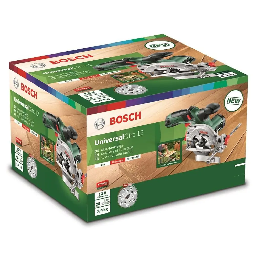 Фото 3 Циркулярная пила аккумуляторная Bosch UniversalCirc 12, 06033C7002, 12 В Li-ion 2.5 Ач, 85 мм Фото 3 Циркулярная пила аккумуляторная Bosch UniversalCirc 12, 06033C7002, 12 В Li-ion 2.5 Ач, 85 мм