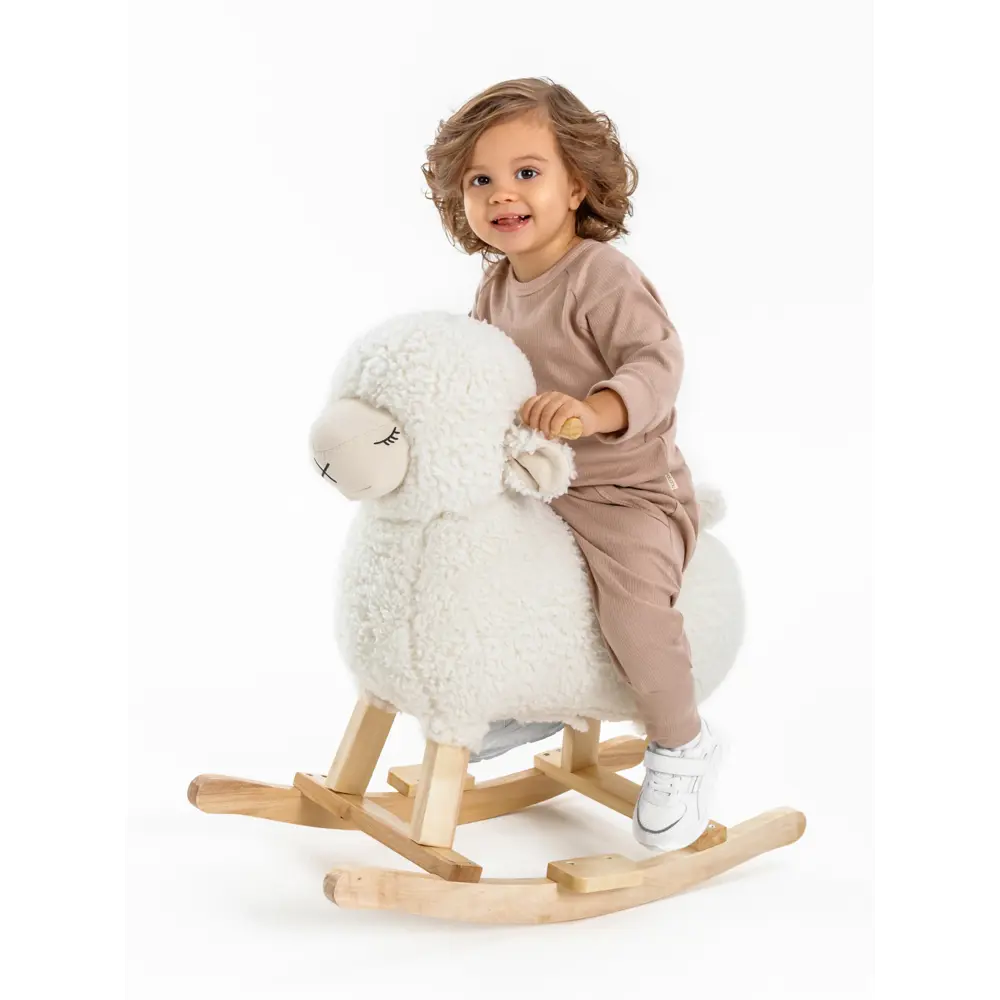 Фото 5 Качалка Овечка Amarobaby Dolly белый 65x34x60 см Фото 5 Качалка Овечка Amarobaby Dolly белый 65x34x60 см