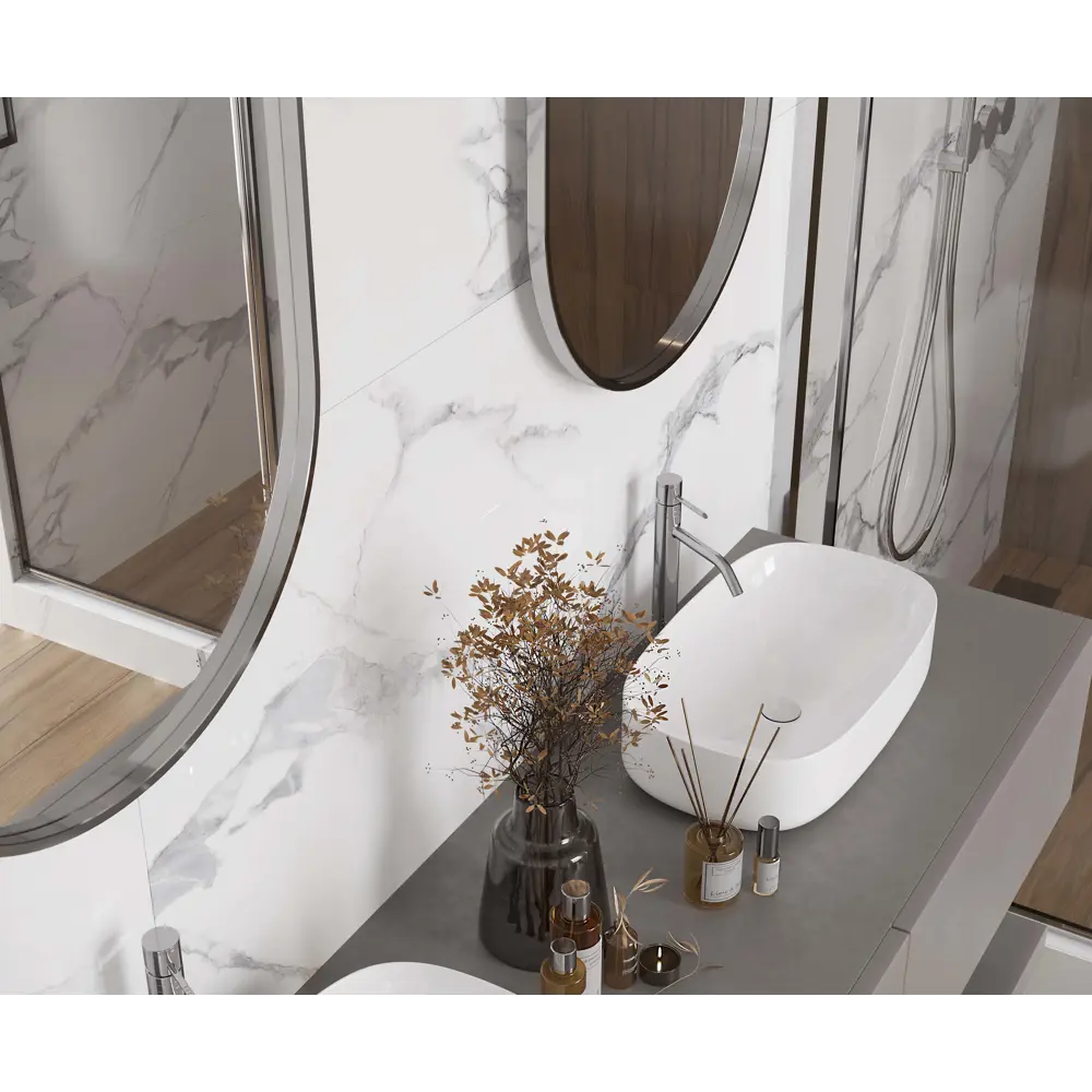 Фото 6 Керамогранит Laparet Statuario Crown x9999275901 60x60см 1.44 м² цвет белый, цена за упаковку Фото 6 Керамогранит Laparet Statuario Crown x9999275901 60x60см 1.44 м² цвет белый, цена за упаковку