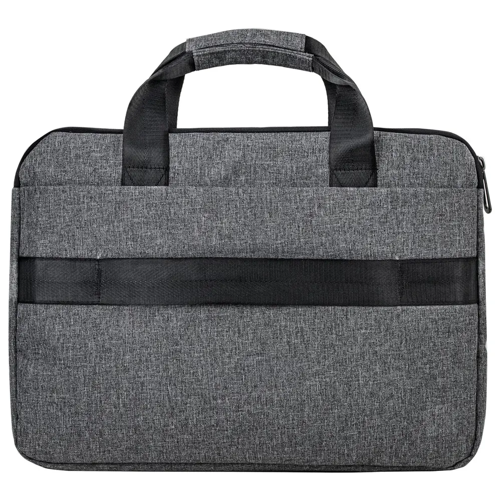 Фото 6 Сумка для ноутбука Brauberg Ultra 39x28x3 см полиэстер цвет серый Фото 6 Сумка для ноутбука Brauberg Ultra 39x28x3 см полиэстер цвет серый