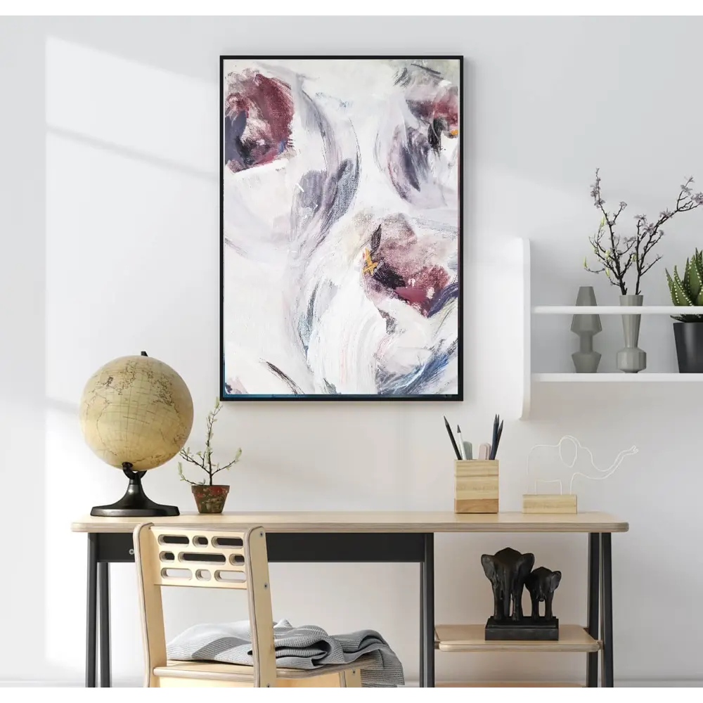 Фото Постер 28 картин Серые Пионы Мазки 50x40 см без рамы Фото Постер 28 картин Серые Пионы Мазки 50x40 см без рамы