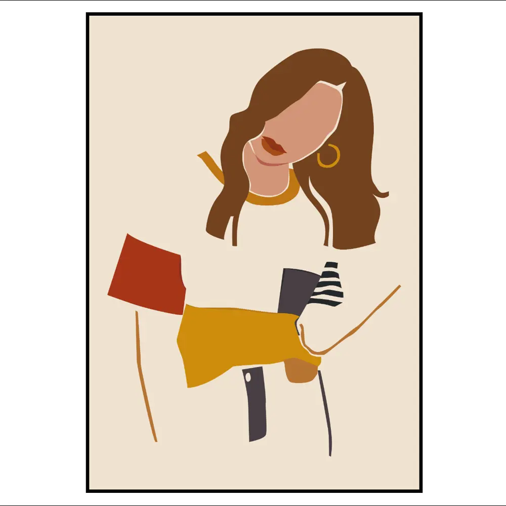 Фото 2 Постер 28 картин "Портрет девушки в платье" 50x40 см без рамы Фото 2 Постер 28 картин "Портрет девушки в платье" 50x40 см без рамы