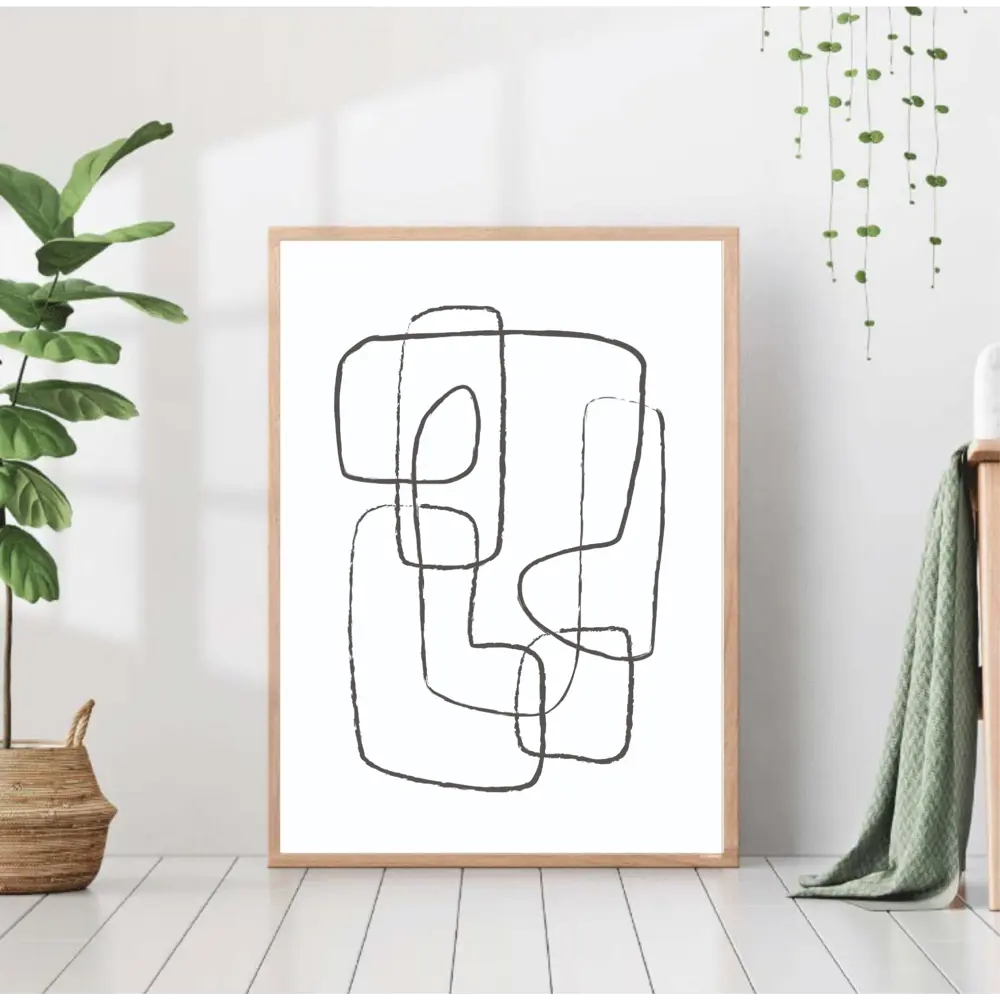 Фото Постер 28 картин "Рисунок линией 2" 50x40 см без рамы Фото Постер 28 картин "Рисунок линией 2" 50x40 см без рамы