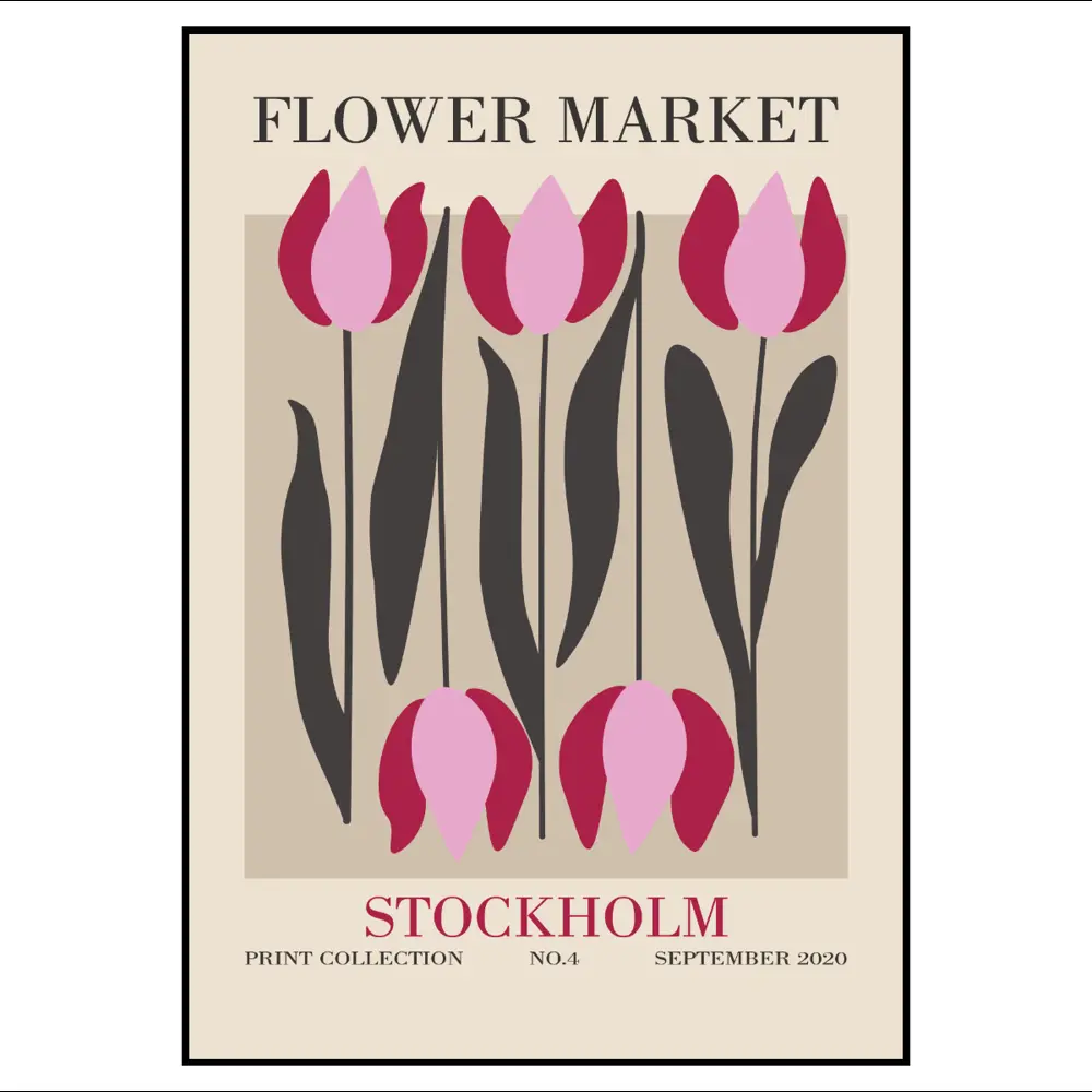 Фото 2 Постер 28 картин Розовые тюльпаны Стокгольм 50x40 см без рамы Фото 2 Постер 28 картин Розовые тюльпаны Стокгольм 50x40 см без рамы