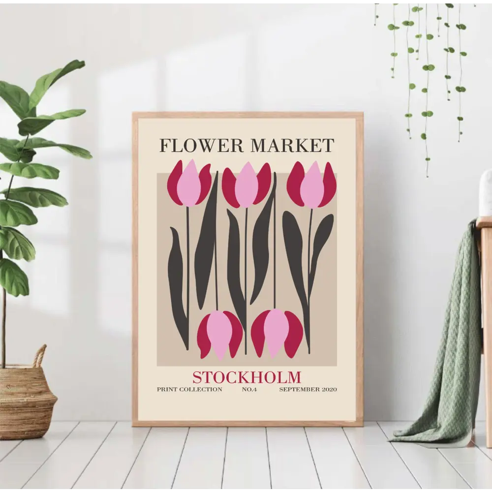 Фото Постер 28 картин Розовые тюльпаны Стокгольм 50x40 см без рамы Фото Постер 28 картин Розовые тюльпаны Стокгольм 50x40 см без рамы