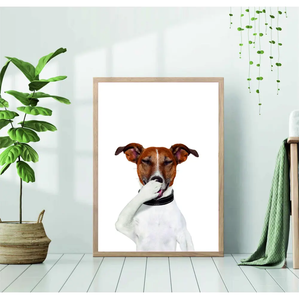 Фото Постер 28 картин "Собака смеется" 70x50 см без рамы Фото Постер 28 картин "Собака смеется" 70x50 см без рамы