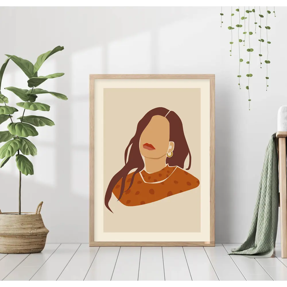 Фото Постер 28 картин "Портрет девушки с платком" 70x50 см без рамы