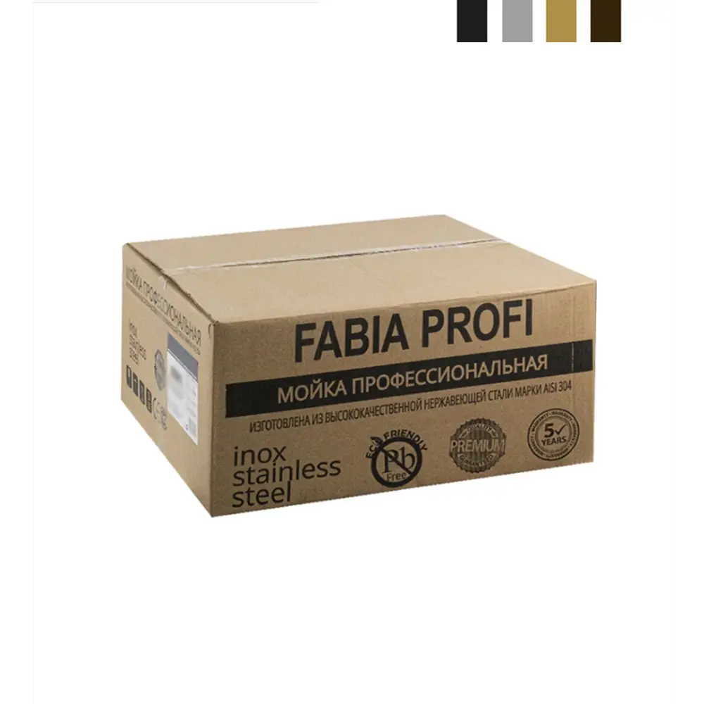 Фото 10 Врезная мойка Fabia profi Сан-M-615130G 61x61x20 см нержавеющая сталь цвет графит Фото 10 Врезная мойка Fabia profi Сан-M-615130G 61x61x20 см нержавеющая сталь цвет графит
