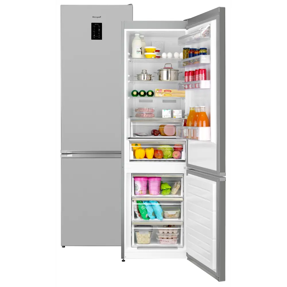 Фото Отдельностоящий холодильник Weissgauff WRK 2010 DX 59.5x201 см цвет нержавеющая сталь Фото Отдельностоящий холодильник Weissgauff WRK 2010 DX 59.5x201 см цвет нержавеющая сталь