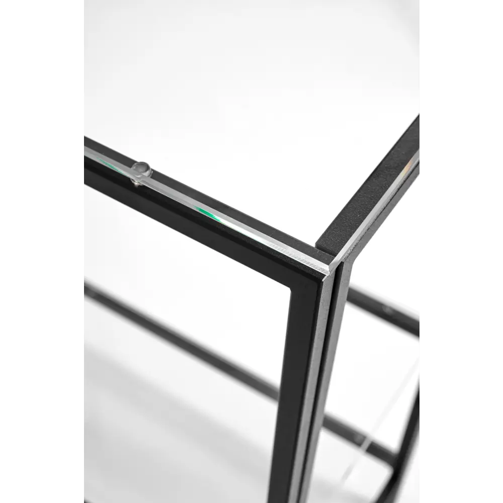 Фото 4 Консоль напольная AllConsoles 1011-CB clear 100x80x35 см сталь Фото 4 Консоль напольная AllConsoles 1011-CB clear 100x80x35 см сталь