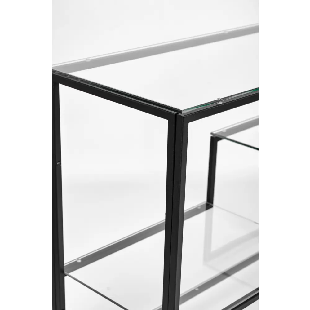 Фото 8 Консоль напольная AllConsoles 1011-CB clear 100x80x35 см сталь Фото 8 Консоль напольная AllConsoles 1011-CB clear 100x80x35 см сталь