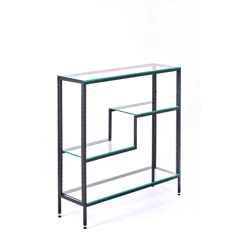 Фото 3 Консоль напольная AllConsoles 1014-CB clear 80x80x25 см сталь Фото 3 Консоль напольная AllConsoles 1014-CB clear 80x80x25 см сталь