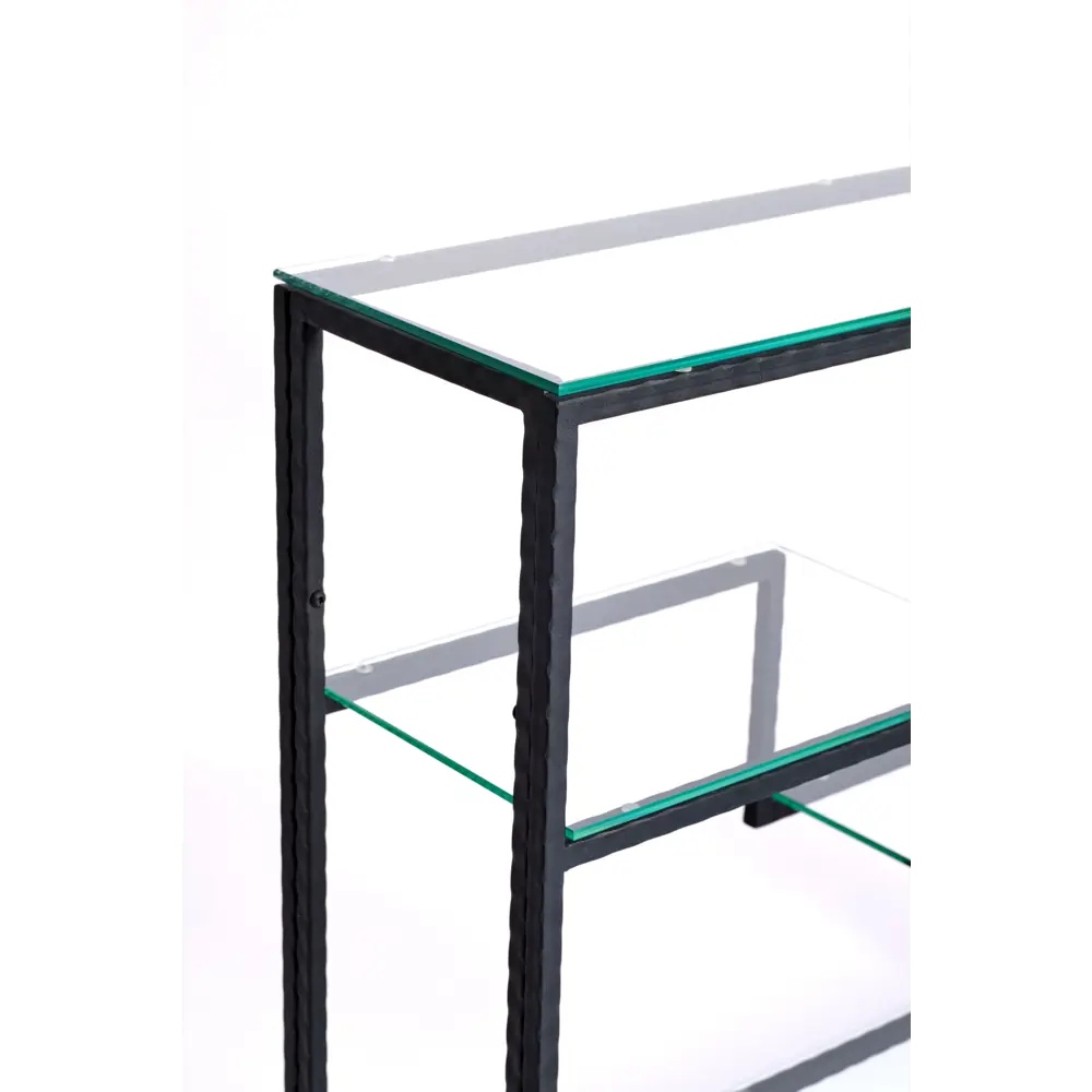 Фото 2 Консоль напольная AllConsoles 1014-CB clear 80x80x25 см сталь Фото 2 Консоль напольная AllConsoles 1014-CB clear 80x80x25 см сталь