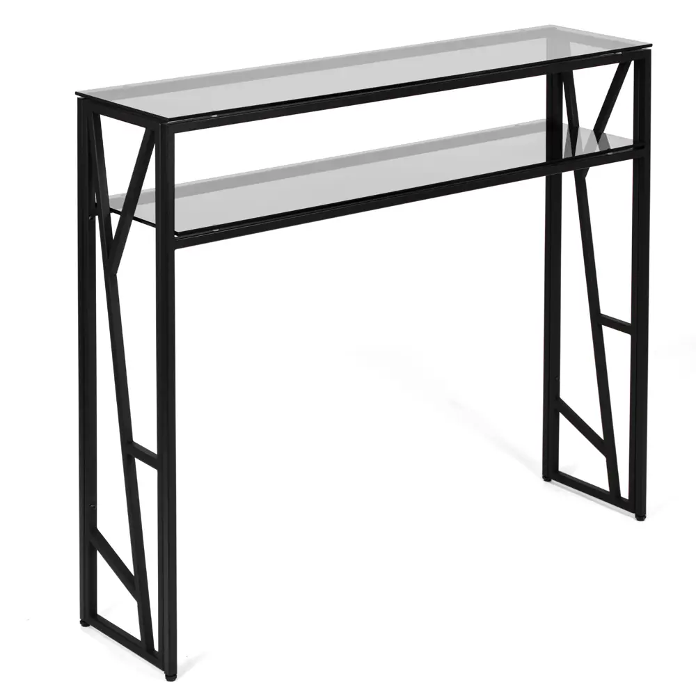 Фото Консоль напольная AllConsoles 1092-CB grey 100x80x25 см сталь Фото Консоль напольная AllConsoles 1092-CB grey 100x80x25 см сталь