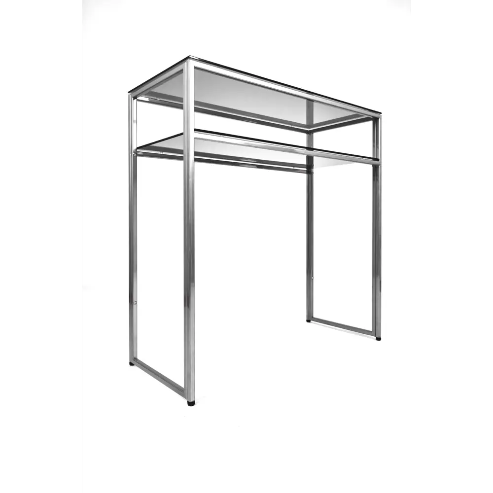 Фото 3 Консоль напольная AllConsoles 1043-CS grey 80x80x35 см сталь Фото 3 Консоль напольная AllConsoles 1043-CS grey 80x80x35 см сталь