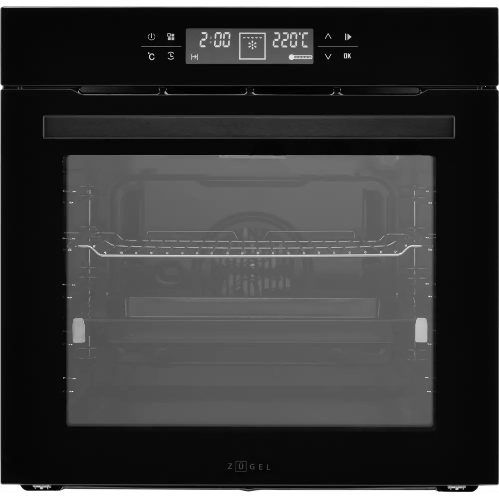 Фото Электрический встраиваемый духовой шкаф Zugel Zoe601b 56.5x60x58.5 см цвет черный Фото Электрический встраиваемый духовой шкаф Zugel Zoe601b 56.5x60x58.5 см цвет черный