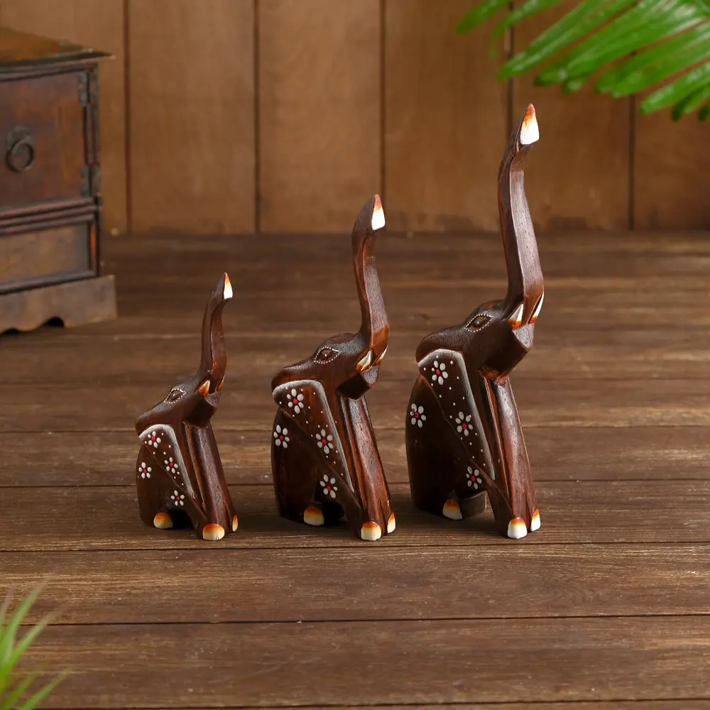 Фото Набор сувениров 3 шт "Слоники" 22x3x22 см Фото Набор сувениров 3 шт "Слоники" 22x3x22 см