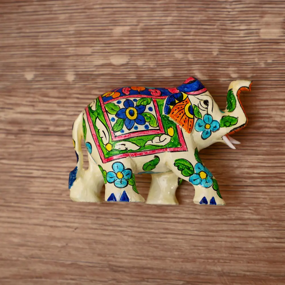 Фото 4 Интерьерный сувенир "Слон" разноцветный 8 см Фото 4 Интерьерный сувенир "Слон" разноцветный 8 см