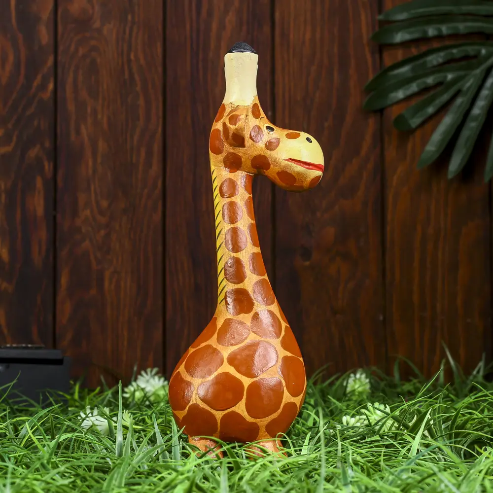 Фото 2 Интерьерный сувенир "Жираф-толстячок" 27x7x7 см Фото 2 Интерьерный сувенир "Жираф-толстячок" 27x7x7 см