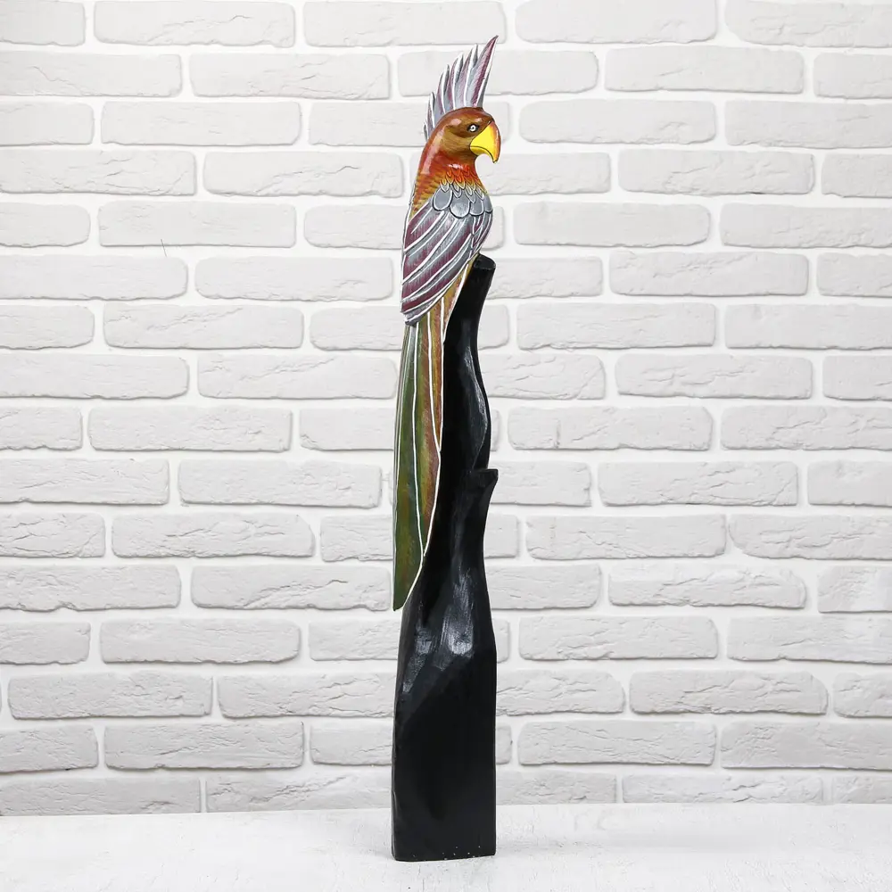 Фото 3 Интерьерный сувенир "Попугай" 10x11x80 см Фото 3 Интерьерный сувенир "Попугай" 10x11x80 см