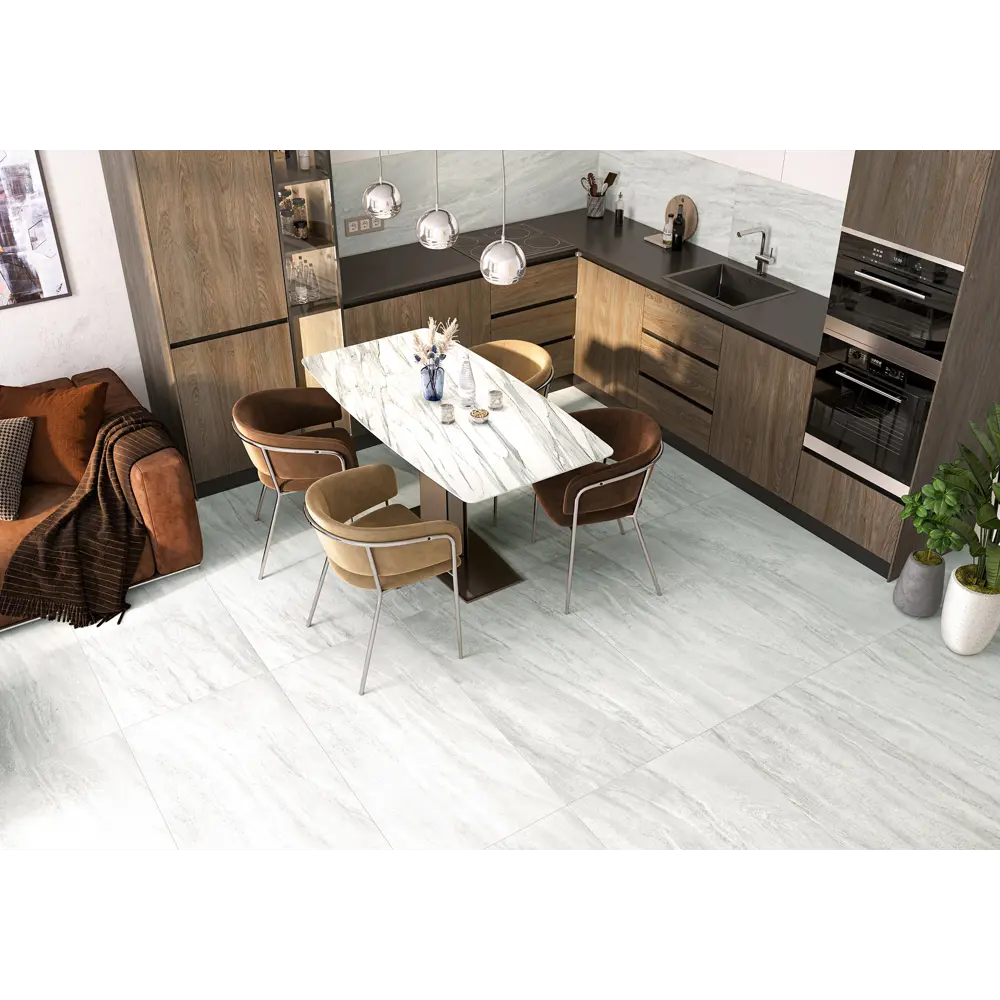 Фото Керамогранит Alma ceramica GFA114CPR07L 570x1140мм 1.3 м² цвет серый, цена за упаковку