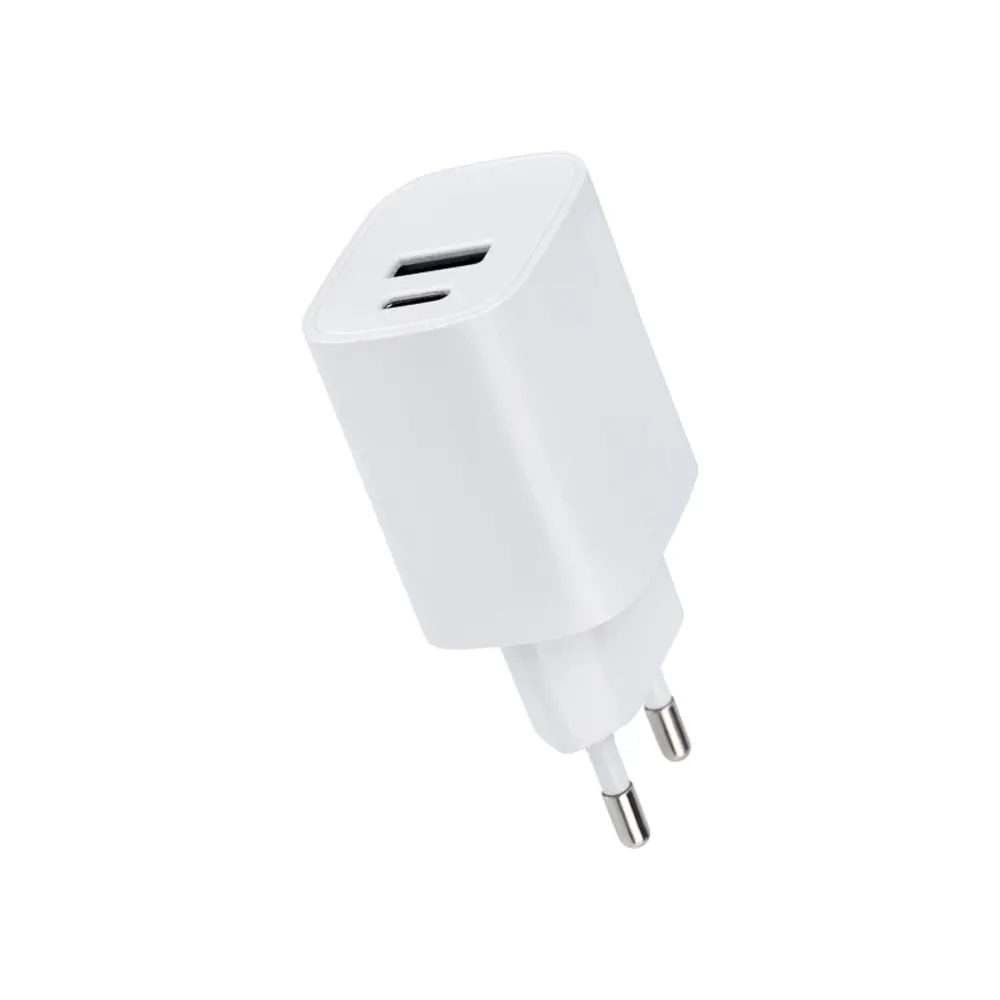 Фото 2 Сетевое зарядное устройство Rexant USB + Type-C 2.4A белое Фото 2 Сетевое зарядное устройство Rexant USB + Type-C 2.4A белое