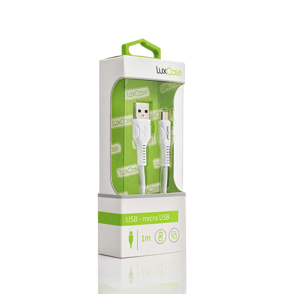 Фото 2 Кабель для зарядки смартфона LuxCase micro USB 1м 2A TPE Фото 2 Кабель для зарядки смартфона LuxCase micro USB 1м 2A TPE