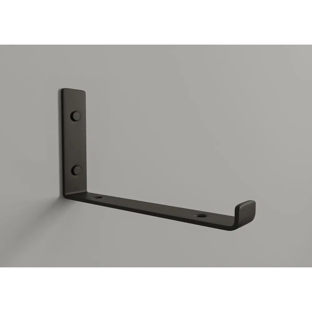 Фото 3 Настенная полка Элимет 80x25 см ЛДСП цвет белый/черный Фото 3 Настенная полка Элимет 80x25 см ЛДСП цвет белый/черный