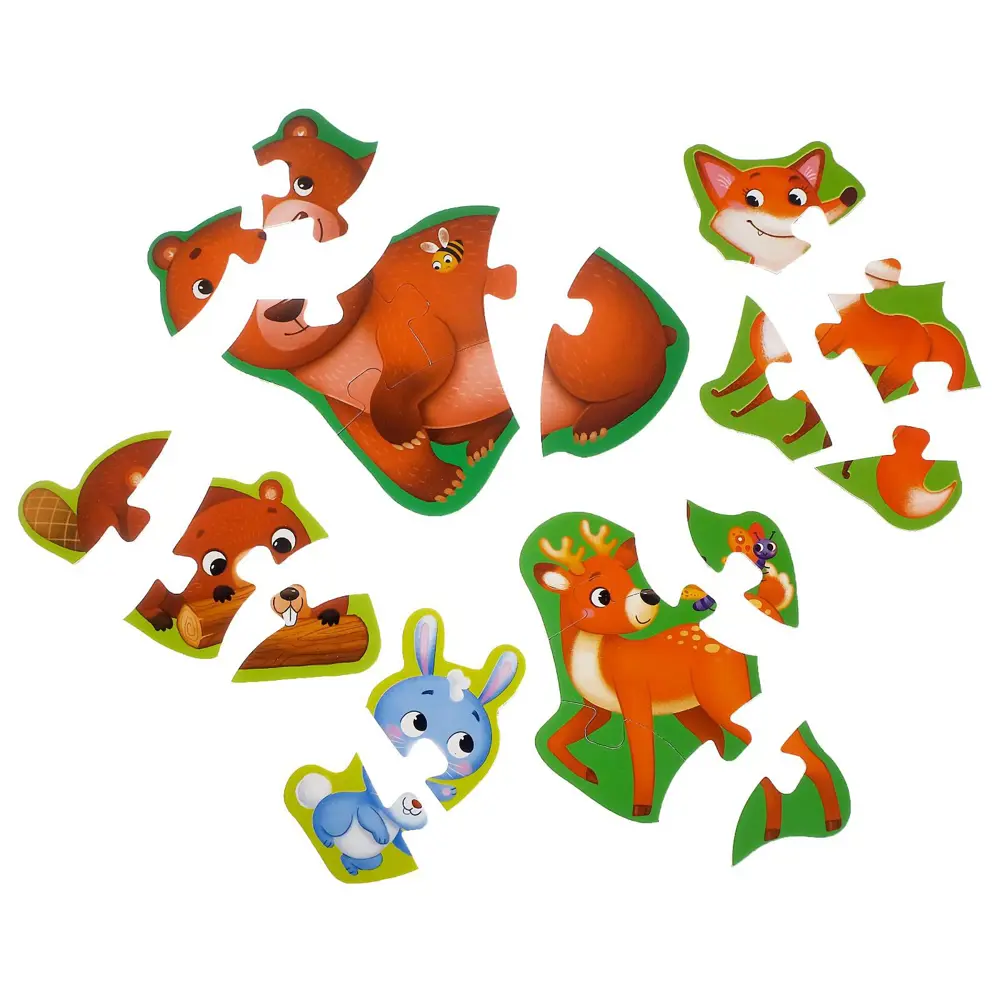 Фото 3 Макси-пазлы Лесные жители 5 пазлов 20 деталей Puzzle Time Фото 3 Макси-пазлы Лесные жители 5 пазлов 20 деталей Puzzle Time