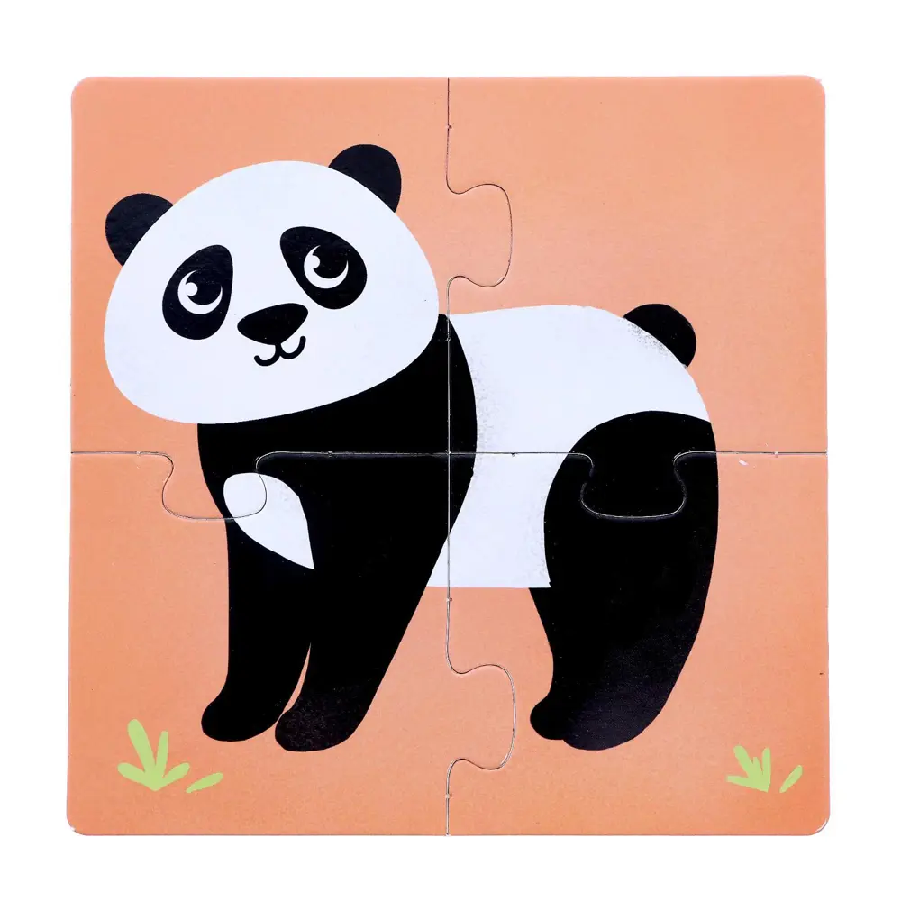 Фото 3 Пазлы 4 в 1 Веселые зверята Puzzle Time Фото 3 Пазлы 4 в 1 Веселые зверята Puzzle Time