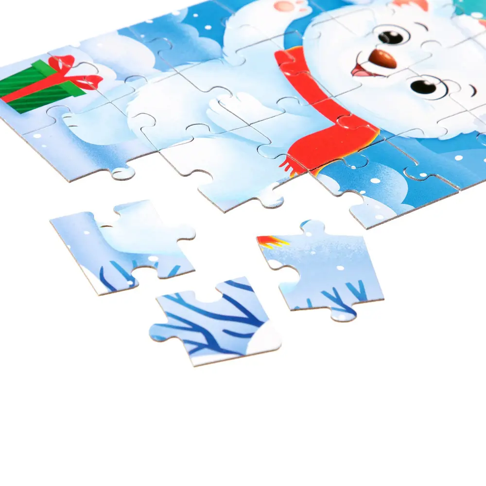 Фото 3 Пазл в елочном шаре Полярный мишка Puzzle Time Фото 3 Пазл в елочном шаре Полярный мишка Puzzle Time