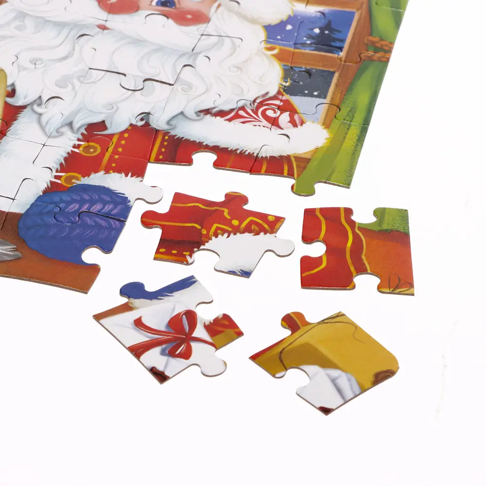 Фото 3 Пазлы Домик Дедушки Мороза 54 детали в пакете Puzzle Time Фото 3 Пазлы Домик Дедушки Мороза 54 детали в пакете Puzzle Time