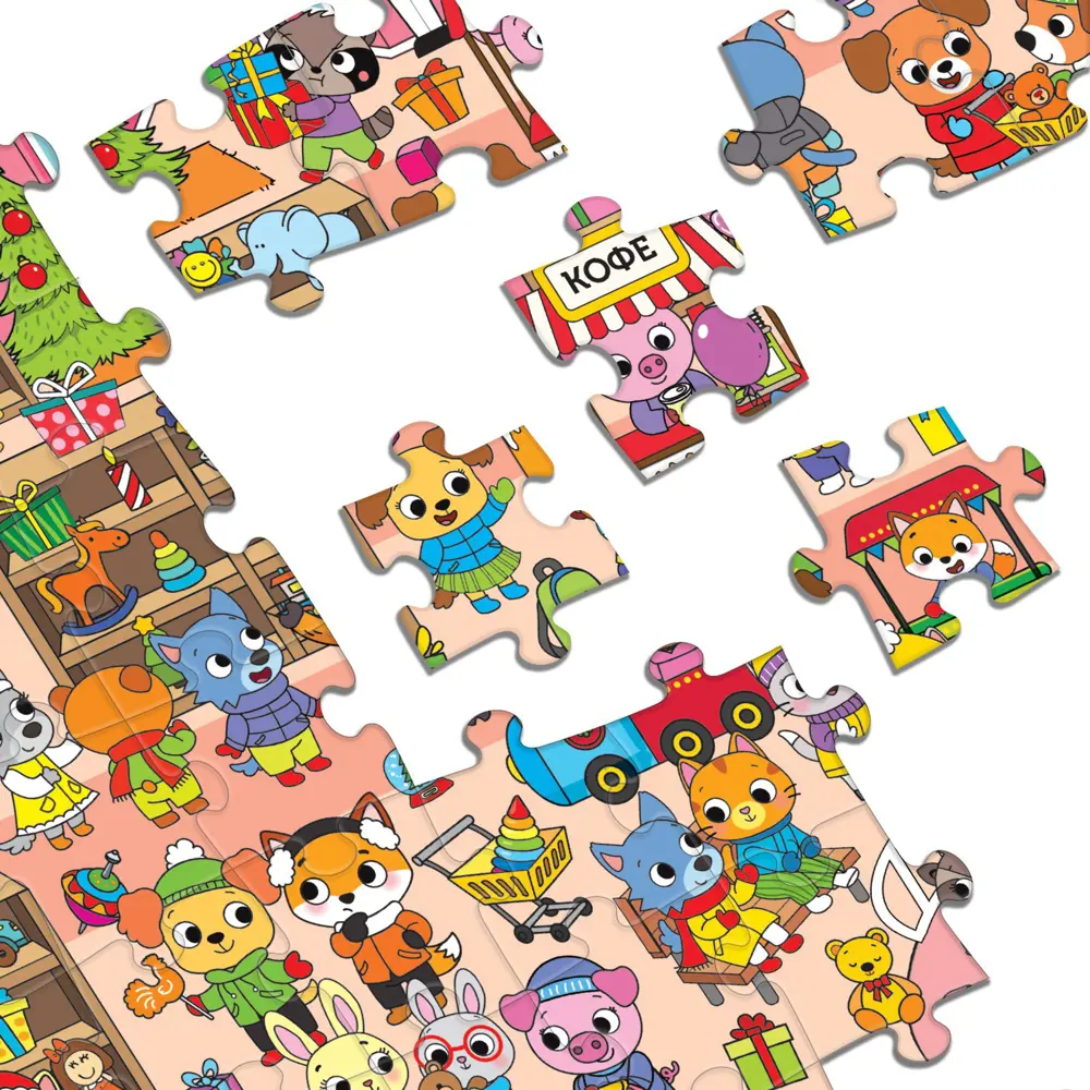Фото 4 Пазл Найди и покажи В ожидании Нового года 88 деталей Puzzle Time Фото 4 Пазл Найди и покажи В ожидании Нового года 88 деталей Puzzle Time