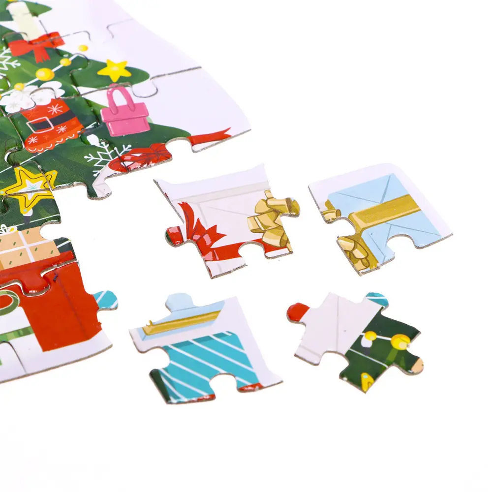 Фото 3 Набор с фигурными пазлами 4 в 1 Новогодние истории Puzzle Time Фото 3 Набор с фигурными пазлами 4 в 1 Новогодние истории Puzzle Time