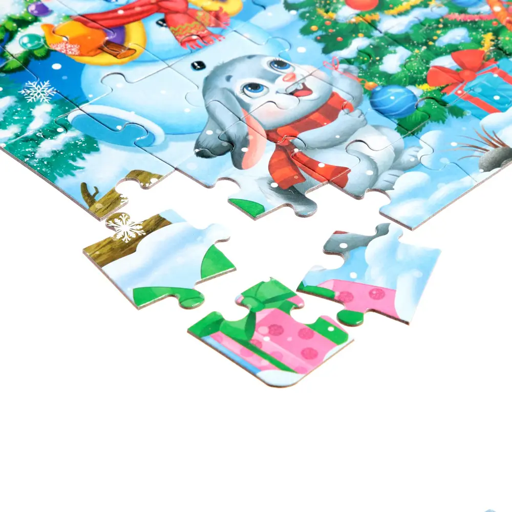 Фото 3 Пазлы набор 4 в 1 Дарим новогодние подарки Puzzle Time Фото 3 Пазлы набор 4 в 1 Дарим новогодние подарки Puzzle Time