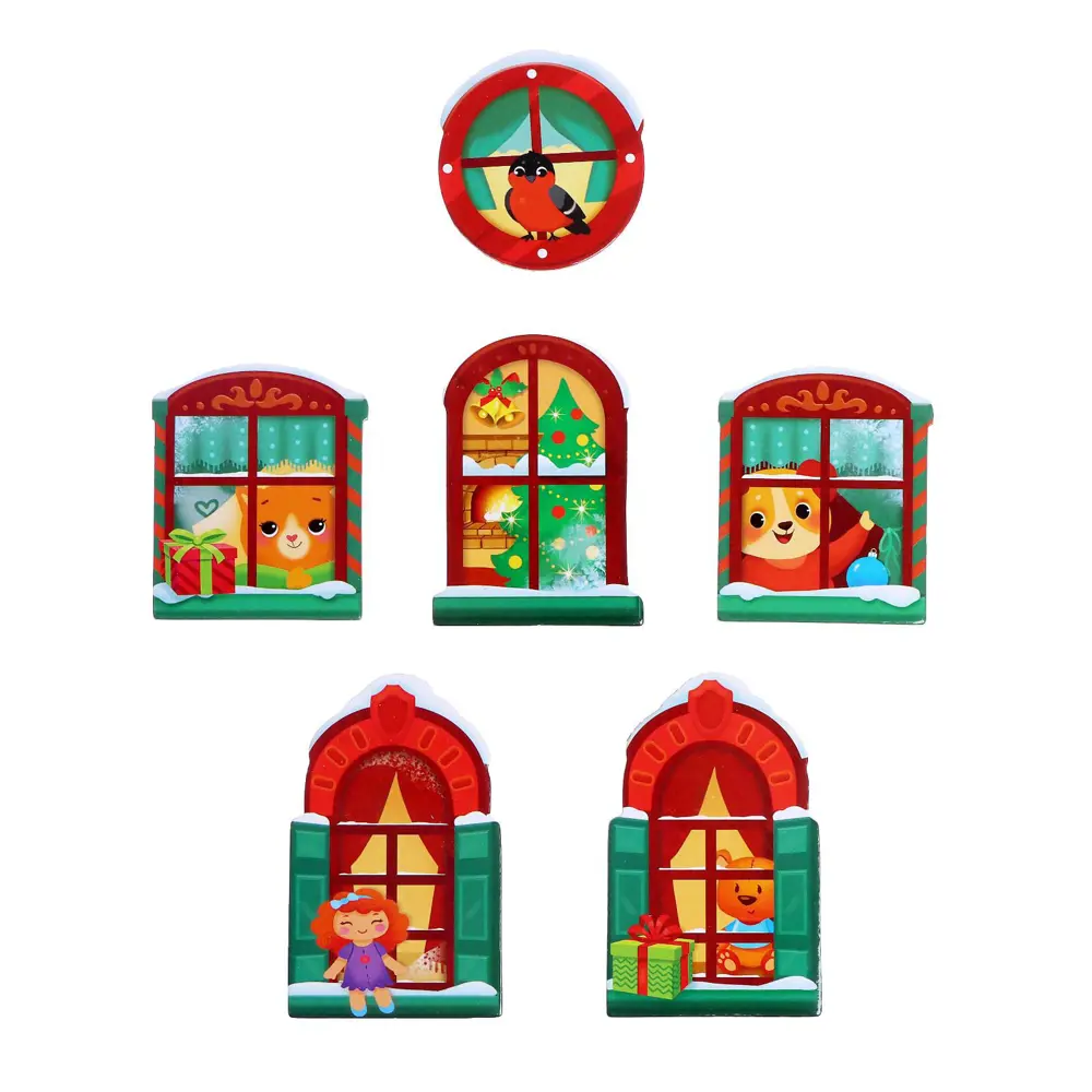 Фото 4 Пазл с липучками Новогодний дом Puzzle Time Фото 4 Пазл с липучками Новогодний дом Puzzle Time