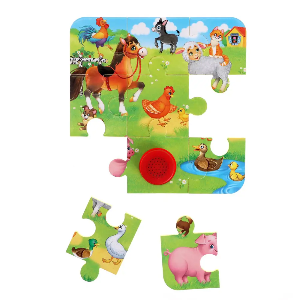 Фото 3 Мягкий пазл с музыкальным чипом Ферма Puzzle Time Фото 3 Мягкий пазл с музыкальным чипом Ферма Puzzle Time